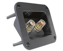 Speaker Schroefverbinding 1 Stuk - Zwart 12.5x5x5 cm