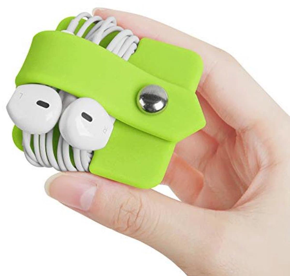 Oordoppen Organizer en Kabel Winder voor Hoofdtelefoon - Siliconen Koordbeheerder - Praktisch & Stylish — afbeelding 1