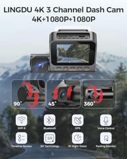 Dashcam 4K + 1080p met GPS en nachtzicht — thumbnail 4