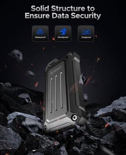 Draagbare Externe SSD 2TB USB 3.2 Gen 2 Type-C Supersnelle Opslag voor Laptop en PC — thumbnail 3