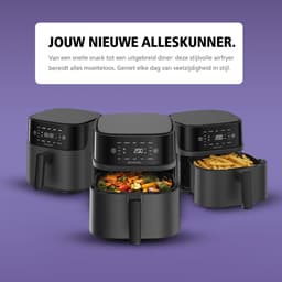 Brabantia Airfryer XXL - 5.7 liter - Digitaal Touchscreen - 10 Kookprogramma's - Tot 5 Personen - PFAS-Vrij - 80ºC tot 200ºC - 1700 Watt - BBEK1136 — thumbnail 6