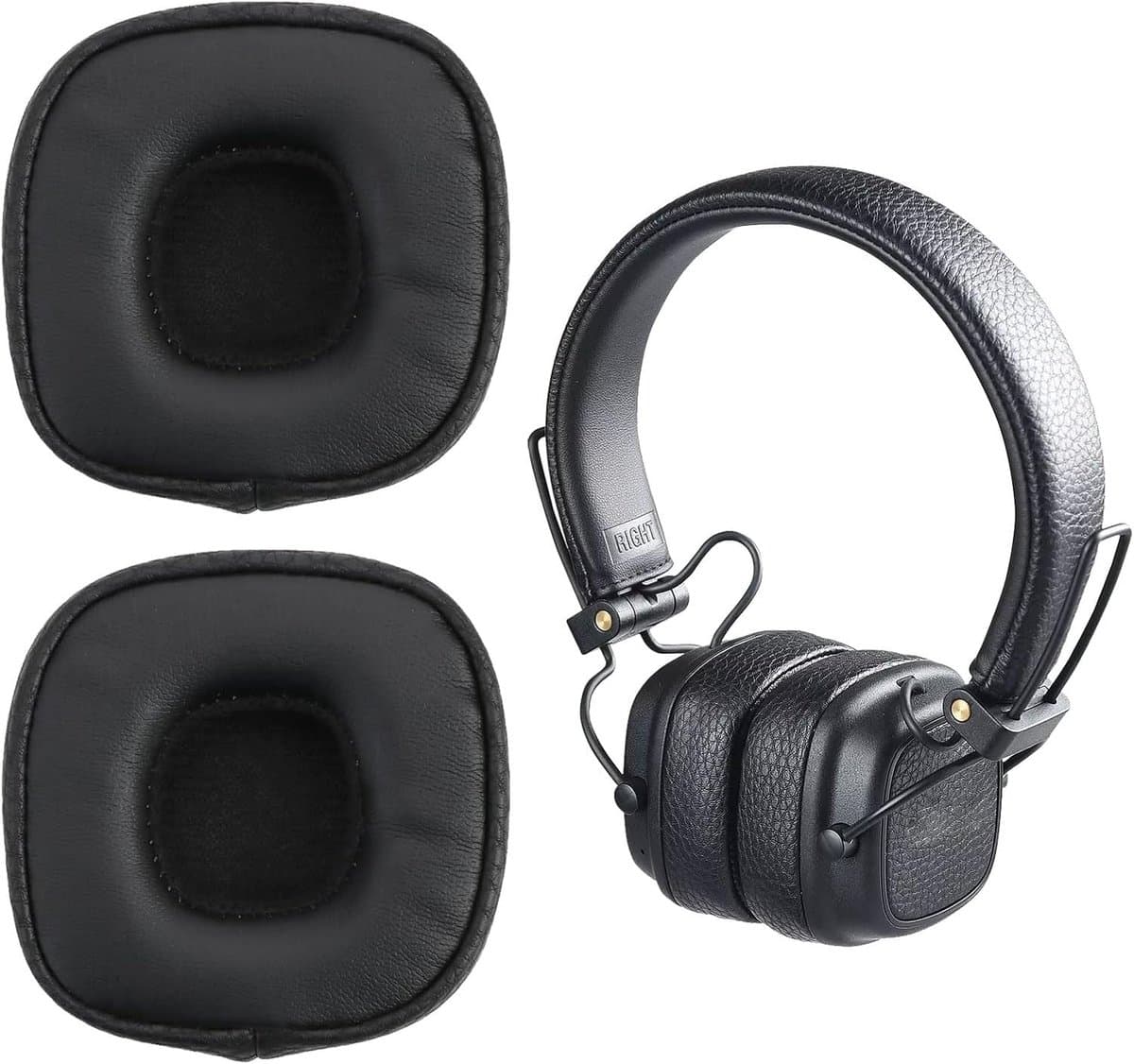 1 Paar Geheugen Schuim Earpads - Earpads voor Marshall Major III - Vervangende Earpads voor Marshall Major 3 Bedrade/Draadloze Bluetooth On-Ear Koptelefoons — afbeelding 1