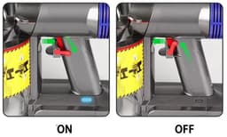 Actie4you® - Schakelaar Geschikt Voor Dyson V15 / V11 / V10 / V8 / V7 / V6 – Switch Button – Stofzuiger Knop – Handgreep clip - Aan / Uit schakelaar — thumbnail 5
