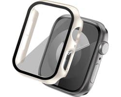 Screen protector - Geschikt voor Apple Watch 4 / 5 / 6 / SE - 40 mm - Full Cover Hard Case / Beschermend Hoesje - Sterrenlicht