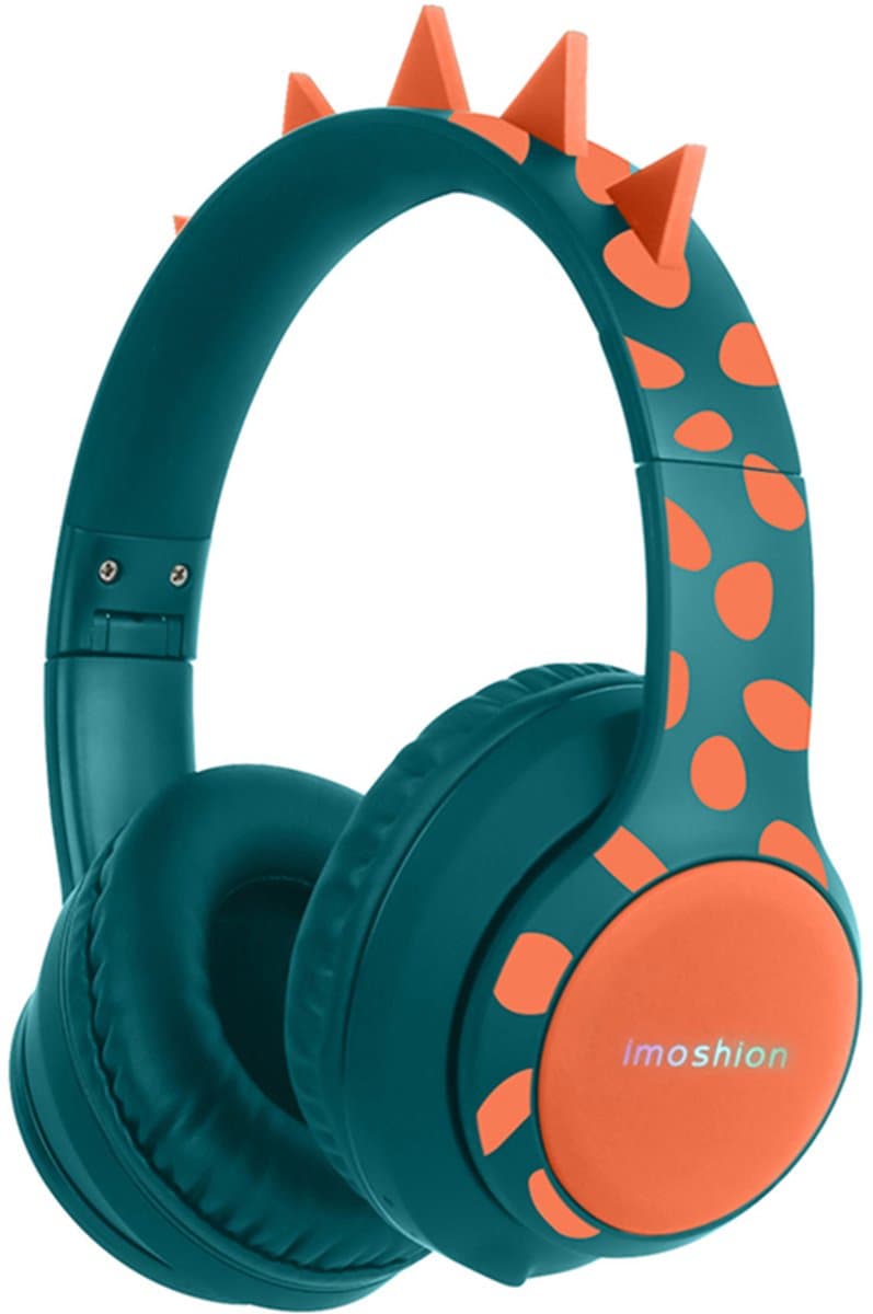 imoshion Kinder Koptelefoon Dino - Bluetooth en Decibelbegrenzer - Draadloze Koptelefoon Kinderen — afbeelding 1
