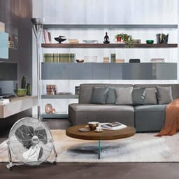 Krachtige Staande Ventilator met Verstelbare Helling en 3 Snelheden - 45 cm en 50 cm — thumbnail 4