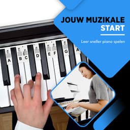 Finesse Siliconen Toetsenwijzer - Piano Stickers - Herbruikbaar Zonder Lijmresten - 32/37/49/54/61/88 — thumbnail 5