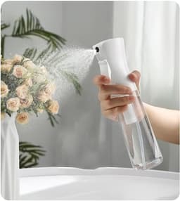 2 stuks 200 ml oliesprayfles - Lekvrij ontwerp voor eenvoudig gebruik - Kookoliespray - Keuken BBQ oliesprayfles - 195 * 54 mm - Geschikt voor keuken BBQ, Airfryer, salade, bakken - Wit — thumbnail 7