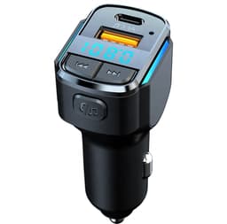 Bluetooth 5.0 FM Transmitter | Autolader | Bluetooth Car Kit | Type-C & USB-A Snellader 5V 3.1A | Handsfree Bellen | Auto MP3 Speler | Autoradio | Autoaccessoires | Autoadapter — thumbnail 1