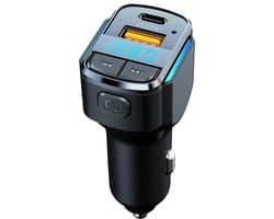 Bluetooth 5.0 FM Transmitter | Autolader | Bluetooth Car Kit | Type-C & USB-A Snellader 5V 3.1A | Handsfree Bellen | Auto MP3 Speler | Autoradio | Autoaccessoires | Autoadapter