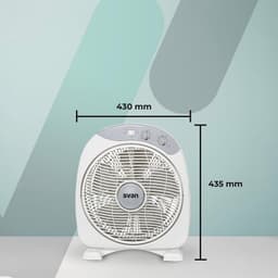 Vloerventilator met 3 Snelheden en Timer - 30,5 cm — thumbnail 1