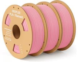 Roze PLA Plus filament 3 kg 1,75 mm voor FDM 3D-printers - nauwkeurige kwaliteit