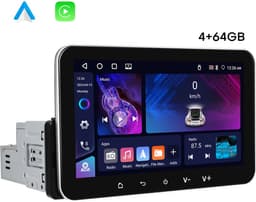 Boscer 1Din Autoradio Universeel - Android 15 - 4+64GB - Apple Carplay & Android Auto (Draadloos) - 7 Inch IPS HD Touchscreen - Navigatiesysteem - Bluetooth, USB & MP5 - GPS - WIFI - Achteruitrijcamera & Microfoon — thumbnail 1