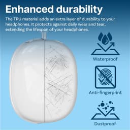 Transparante Beschermhoes voor AirPods Max Hoofdtelefoon - Zachte TPU Earcup Cover tegen Krassen — thumbnail 5