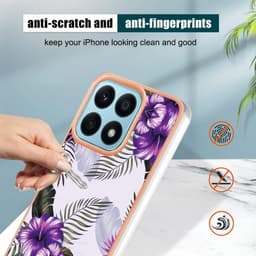 Cosensi - Hoesje voor Smartphone 4G met Elegant Marmer Wit Patroon - Schokbestendig en Flexibel - Siliconen Rubber TPU Bumper Cover Skin Case. — thumbnail 5