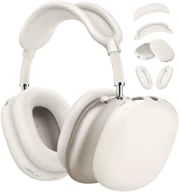 4-delige set - Siliconen Hoes - voor AirPods Max Hooftelefoons 1，2 van – Siliconen Oorkussens Beschermhoes - Oorschelp Beschermhoes, Hoofdband Beschermhoes – Anti-Kras Zachte Siliconen Beschermer – Sterrenlicht — thumbnail 1