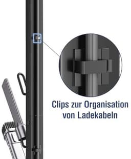 Vrijstaande Stofzuigerstandaard - Ruimtebesparend en Compatibel met V15, V12, V11, V10, V8, V7, V6 - Inclusief Accessoirebeugel — thumbnail 3