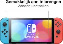 Screenprotector Geschikt voor Nintendo Switch Screenprotector Tempered Glass Screen Protector Gehard Glas — thumbnail 4
