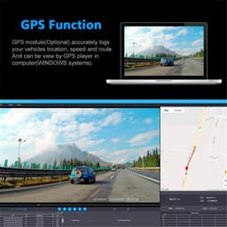 DrPhone RangeT1 PRO Dashcam – GPS - 4K Ultra HD – WiFI + Dubbele SONY IMX323 Lens - Applicatie + 170 Graden - Nachtzicht - Loop Opneemfunctie – GPS Functie Zwart — thumbnail 3