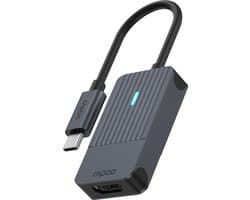 USB-C Adapter, UCA-1004 , USB-C naar Gigabit LAN, Donker Grijs