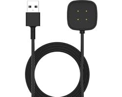 By Qubix - compatible - Fitbit Versa 3/4 & Sense 1/2 oplader - 30cm