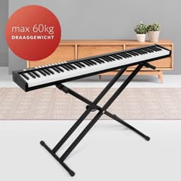 Keyboard standaard - verstelbaar dubbel X-frame statief voor Keyboards - zwart — thumbnail 5