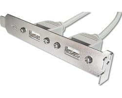 Assmann Electronics USB Beugelkabel - 2 x 5pin IDC