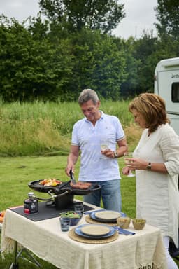 nomadiQ HOLIDAY barbecue pakket - de ultieme gas barbecue incl. accessoires voor vakantie met de boot, camper of caravan — thumbnail 4