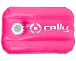 Celly - PoolPillow Zwembad Kussen met Speaker - Kunststof - Roze