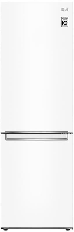 LG GBB61SWJMN koel-vriescombinatie Vrijstaand 341 l E Wit — thumbnail 1