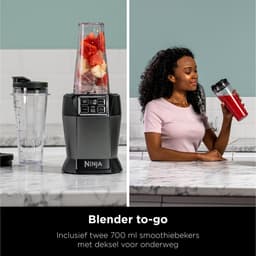 Ninja Foodi Luxe Blender en Smoothie Maker - Blender To-Go - 1000 Watt - IJsCrusher - met 2 Mixbekers - BN495EU — thumbnail 4