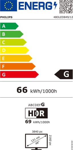 Philips 48OLED849/12 - 48 inch - 4K OLED - 2024 — thumbnail 3