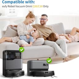 Vervangende stofzakken geschikt voor Eufy Robot Vacuum Omni C20 - Afneembaar - Grote capaciteit - 6 stuks inbegrepen — thumbnail 5
