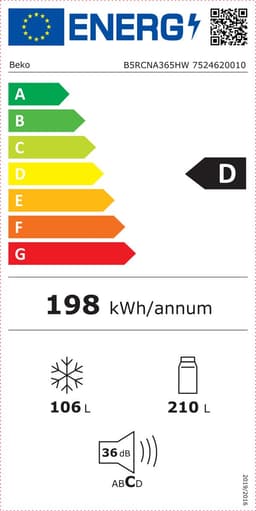 Beko B5RCNA365HW - NoFrost - Koel-vriescombinatie — thumbnail 3