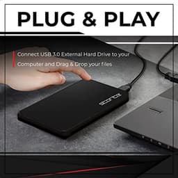 Externe Harde Schijf 250 GB HDD USB 3.0 - Draagbare Gegevensback-up Opslag voor Laptop, PC en Gameconsole — thumbnail 3
