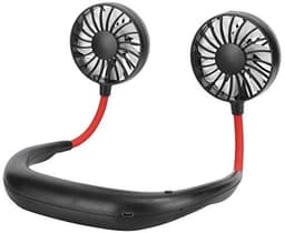 Draagbare Hangende Nekventilator met 3 Snelheden - USB Oplaadbare Mini Ventilator voor Thuis en Buiten — thumbnail 4