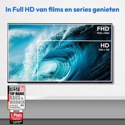 MEDION 108 cm 43" HD TV Smart TV HDR VIDA Store Prime Video Disney+ DAZN HbbTV PVR Bluetooth HD+, MD843101 — thumbnail 5
