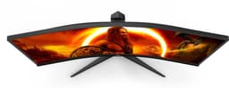 AOC CU34G2XP - Curved Ultrawide Gaming Monitor - HDR400 - USB-hub - 180hz - 34 inch — thumbnail 6