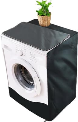 Wasmachinehoes voorlader - Beschermende behuizing voor wasmachine en droger - Thuiswas afdekking met rits — thumbnail 1