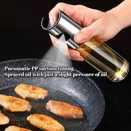 Universele keukenolieverstuiver, geschikt voor koken, salades, grillen, enz., continue spray en portiecontrole, vertrouwd door chef-koks, multifunctioneel keukengereedschap, geschikt voor airfryers, salades, grillen, ovens, lichte maaltijden — thumbnail 2
