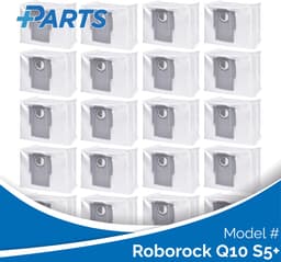Roborock Q10 S5+ Stofzakken (20 Stuks, Plus.Parts® alternatief voor 8.02.0132) — thumbnail 1