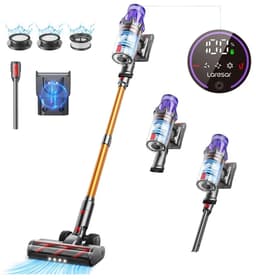 Seastone - Laresar Steelstofzuiger Draadloos – 50000Pa Krachtige Zuigkracht - 60 Min Gebruiksduur - LED Touchscreen - Auto Opladen – Ideaal voor Huisdieren en Gezinnen — thumbnail 1