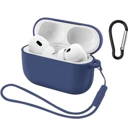 Studio Air® Airpods Hoesje Pro 3 Siliconen Case - Royal Blue - Hooked - Soepel Airpod Hoesje voor Airpods Pro 3 (2025) — thumbnail 1