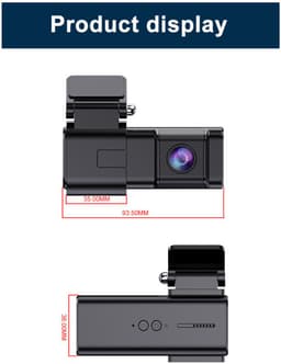 Schermloze WIFI-rijrecorder 2K HD-dvr met dubbele camera — thumbnail 2