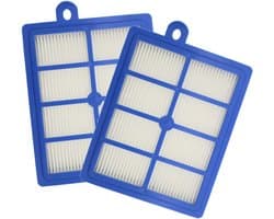 HEPA Filter - Vervangende - 2 stuks - Geschikt voor Philips en Electrolux - Stofzuiger Onderdelen - Vervangt - Standaard Filter - Premium Kwaliteit - Blauw - Voor Mensen met een Allergie