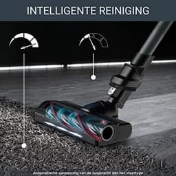 Draadloze Steelstofzuiger met Flexibele Slang en Automatische Zuigkracht Aanpassing — thumbnail 3