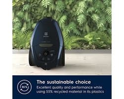 Stofzuiger met zak, 600 W, AeroPro aanzuigsysteem, 2 borstels, 3-in-1 accessoires