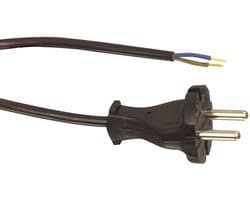 Elektra stofzuigersnoer 15m 2x0.75mm2