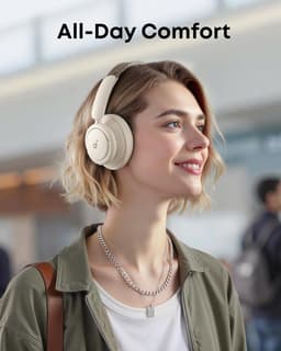 Soundcore by Anker Life Q30 Hybrid Active Noise Cancelling Headphones with Multiple Modes, Hi-Res Sound, 40H Playtime, Fast Charge, Soft Earcups, Bluetooth Headphones, Travel- Wit — thumbnail 6