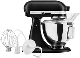 Kitchenaid Artisan 5KSM95PSEBM - Keukenmachine - 4,3L - Mat Zwart - 3 Menghaken — thumbnail 1